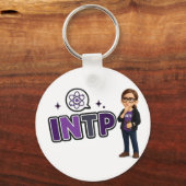 Porte-clés INTP — A Mente Investigadora (Recto)