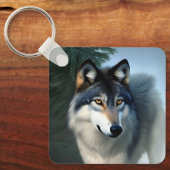 Porte-clés Intrépide Le Loup De L'Arctique, Clavier (Recto)