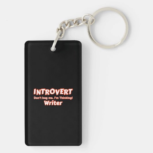 Porte-clés Introvert Writer (Dos)