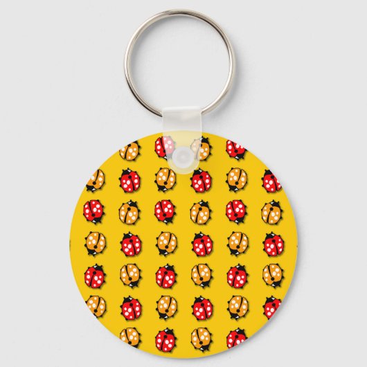 Porte-clés Invasion de coccinelles (Recto)