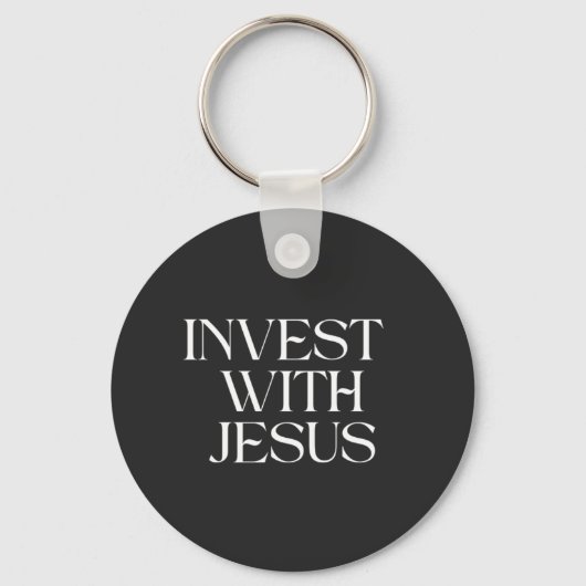 Porte-clés Investir avec Jésus (Recto)