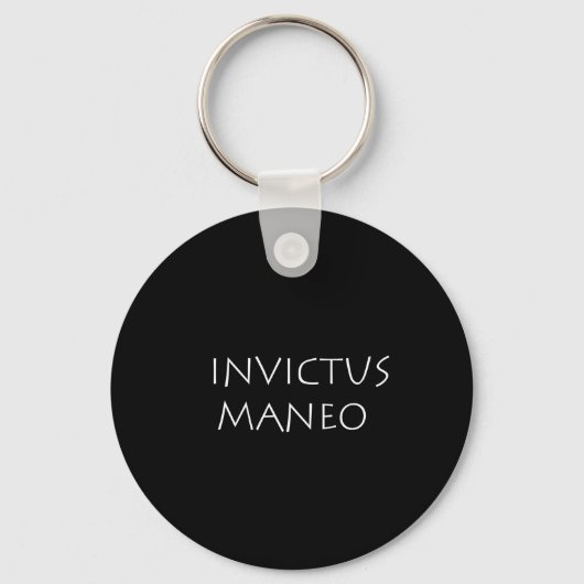 Porte-clés Invictus maneo (Recto)