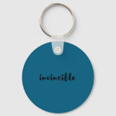 Porte-clés Invincible - Motivational  (Recto)