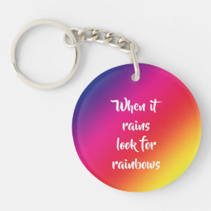 Porte-clés Invitation de devis, chercher Rainbows & Stars