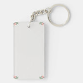 Porte-clés Invitation traditionnelle à un mariage photo (Dos)