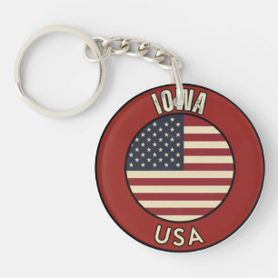 Porte-clés Iowa États-Unis d'Amérique