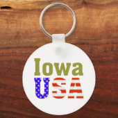 Porte-clés Iowa USA ! (Recto)
