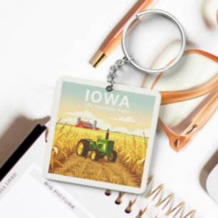 Porte-clés Iowa vintage