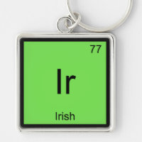 Ir - Symbole de l'élément de chimie irlandais Irla