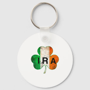 Porte-clés Ira Irlandais Chanceux Shamrock St Patrick Journee