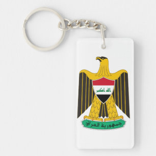 Porte-clés Irak pays blason armoiries symbole emblème drapeau