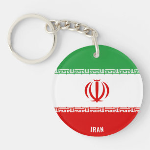 Porte-clés Iran Drapeau de charme patriotique