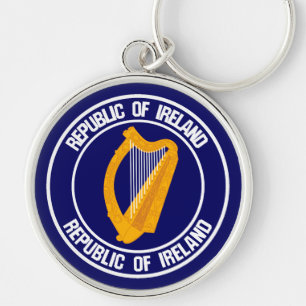 Porte-clés Ireland Round Emblem