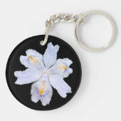 Porte-clés Iris blanc (Dos)