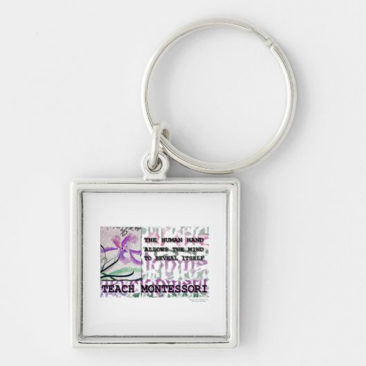 Porte-clés Iris de Montessori (Devant)