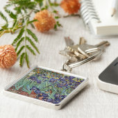 Porte-clés Iris de Van Gogh Peinture Impressionniste (Côté)