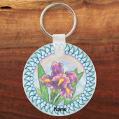 Porte-clés Iris perle (Recto)