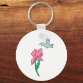 Porte-clés Iris rose (Recto)