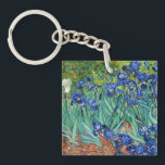 Porte-clés Irises Vincent van Gogh Flower Peinture Art<br><div class="desc">Vincent van Gogh (Dutch, 1853 - 1890) Irises, 1889, Oil on canvas Unframed: 74.3 x 94.3 cm (29 1/4 x 37 1/8 in.) Framed: 94.9 x 114.9 x 11.4 cm (37 3/8 x 45 1/4 x 4 1/2 in.) Le J. Paul Getty Museum de Los Angeles. Image numérique courtesy of...</div>