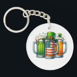 Porte-clés Irish Beer Ireland St Patricks Day Drinking Party<br><div class="desc">Irish Beer Ireland St Patricks Day Drinking Party</div>