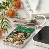 Porte-clés Irish Blessings St. Patrick's Day Cadeau (Devant droit)