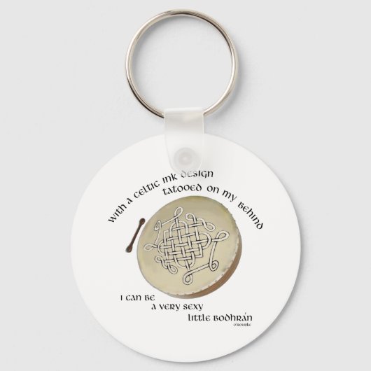 Porte-clés Irish Bodhran - Danse pas irlandaise (Recto)