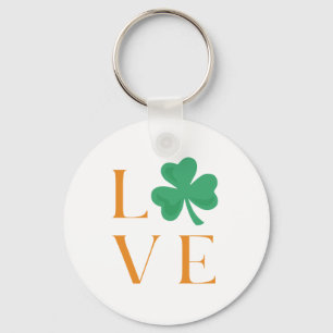 Porte-clés Irish Love Shamrock St Patrick's Day