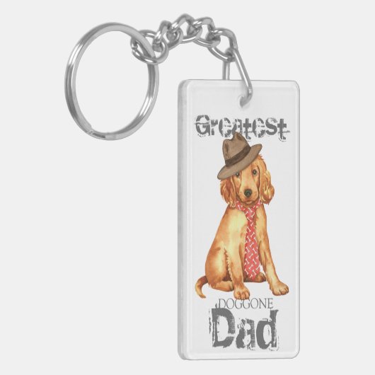 Porte-clés Irish Setter Papa (Devant gauche)