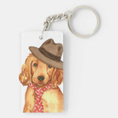 Porte-clés Irish Setter Papa (Dos)