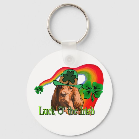 Porte-clés Irish Setter St. Patricks (Recto)