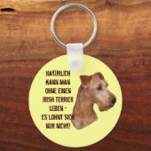 Porte-clés Irish Terrier (Recto)