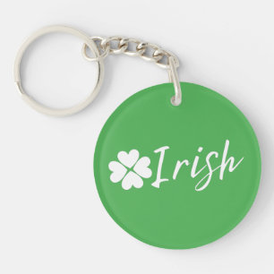 Porte-clés Irlandais avec Trèfle - Fête de la Saint-Patrick