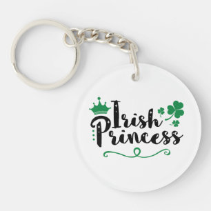 Porte-clés Irlandaise Princesse femmes St Patrick's Day Scrip