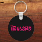Porte-clés Irlande dans les coeurs (Recto)