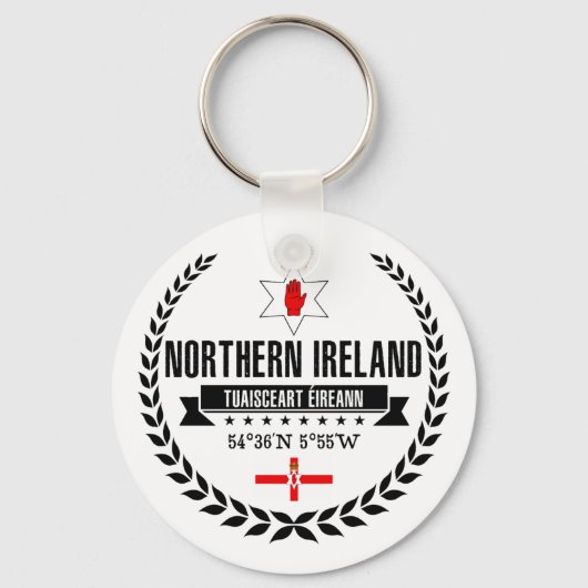 Porte-clés Irlande du Nord (Recto)