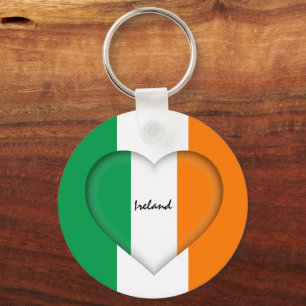Porte-clés Irlande, Irish Flag & Irish Heart fashion / sports