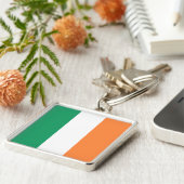 Porte-clés Irlande National Flag, standard irlandais, bannièr (Côté)