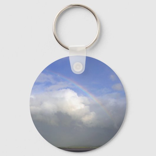 Porte-clés Irlande Rainbows Couds Sky (Recto)