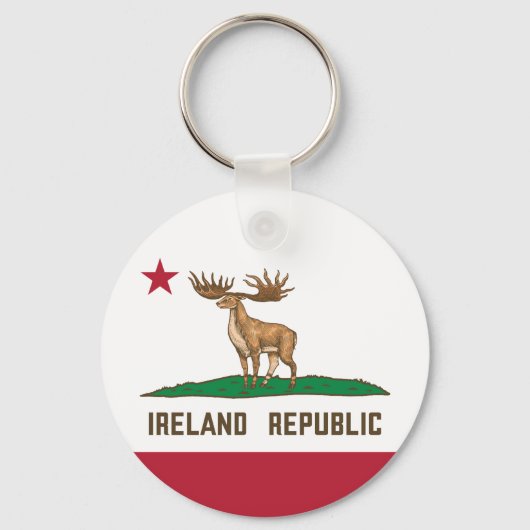Porte-clés Irlande République Irish Elk Drapeau géant Cerf (Recto)