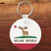 Porte-clés Irlande République Irish Elk Drapeau géant Cerf (Recto)