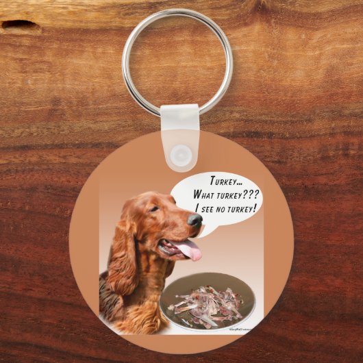 Porte-clés Irlande Setter Turquie (Verso)