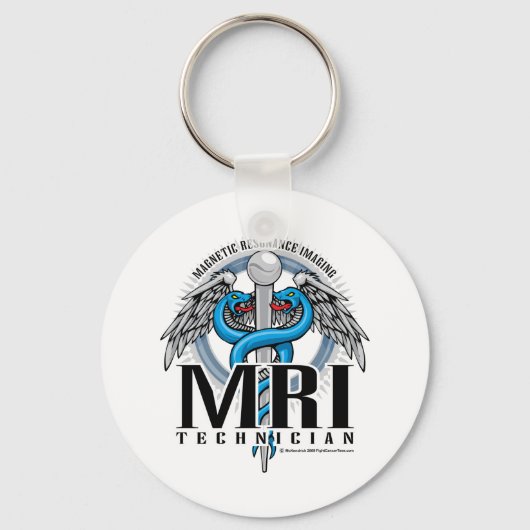 Porte-clés IRM Tech Caduceus (Recto)