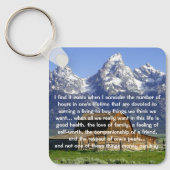 Porte-clés Ironies de la vie Inspirationnelle (Recto)