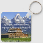 Porte-clés Ironies de la vie Inspirationnelle (Dos)