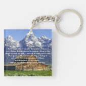 Porte-clés Ironies de la vie Inspirationnelle (Dos)