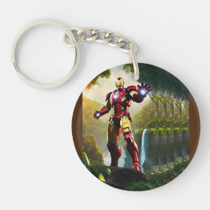 Porte-clés Ironman imprimé magnifique Porte - clé