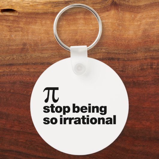 Porte-clés Irrational Pi (Recto)