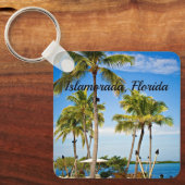 Porte-clés Islamorada, Floride Palmiers (Recto)