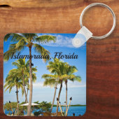 Porte-clés Islamorada, Floride Palmiers (Verso)
