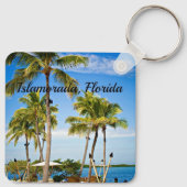 Porte-clés Islamorada, Floride Palmiers (Dos)